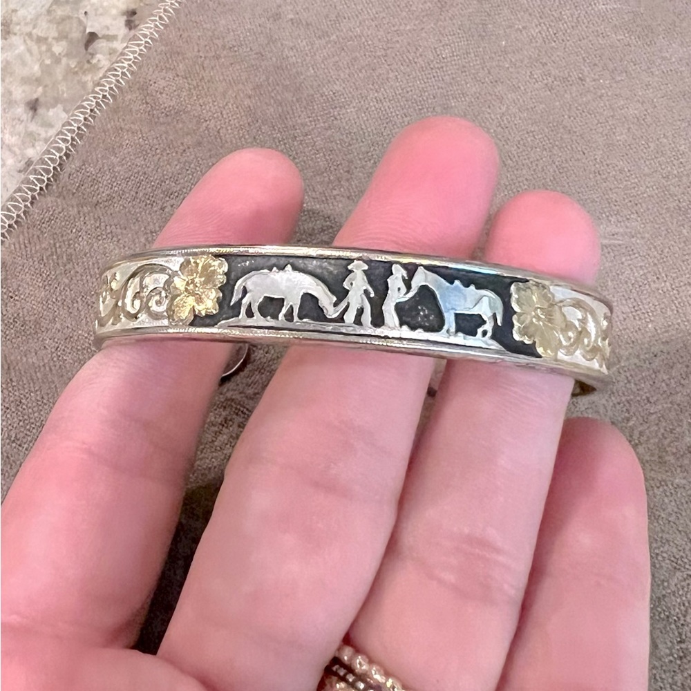 Vintage cuff bracelet from Montana silver.
